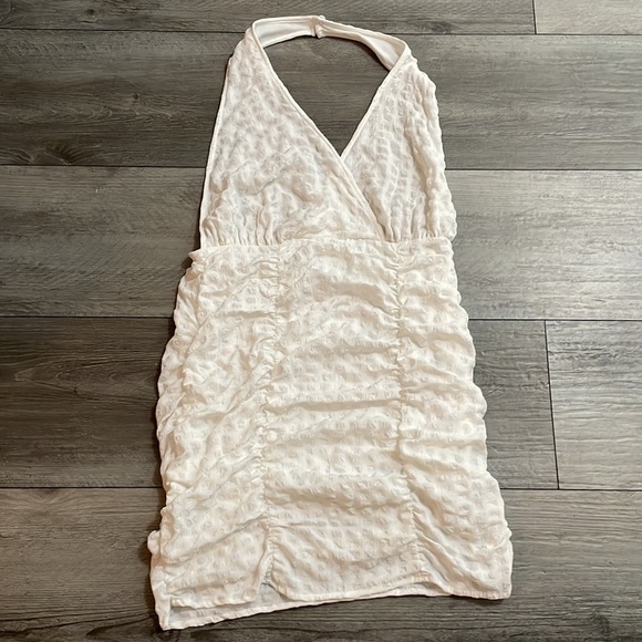 ASOS, halter, bodycon white dress, size 8 - Picture 2 of 6